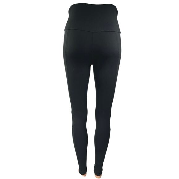 Live The Process Black High Waist Pull-On Athletic Yoga Leggings Pants Size XS - Picture 3 of 5